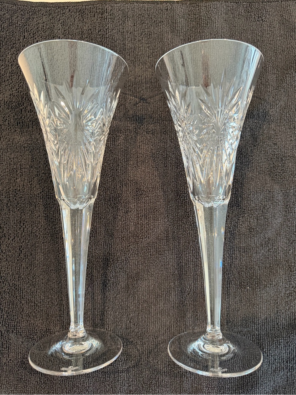 Waterford Crystal Millennium Series Champagne Flutes (Pair) - Picture 8 of 9